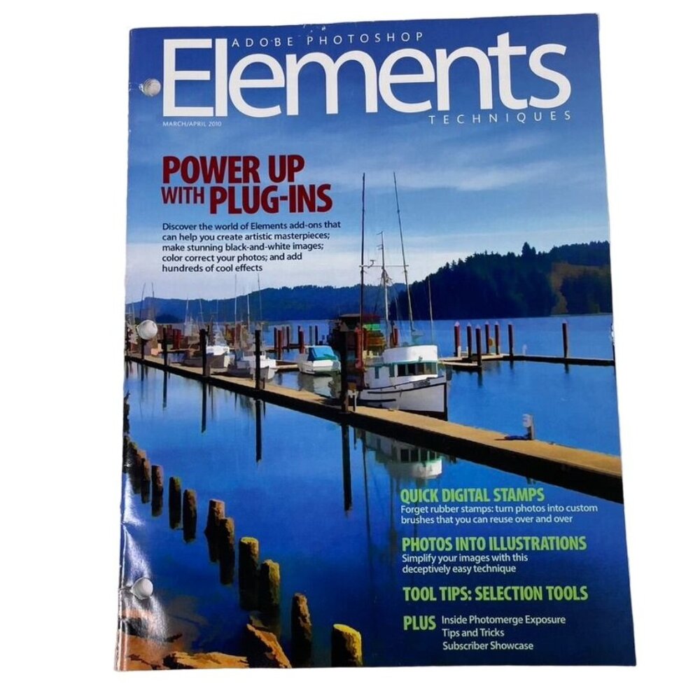 Adobe Photoshop Elements Techniques Magazine u Mar Apr 2010 Power Up Plug Ins
